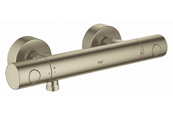 Настенный смеситель без излива Grohtherm 1000 Cosmopolitan никель, без лейки, термостат, Grohe 34065EN2 Grohe