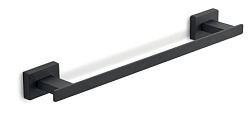 Горизонтальный полотенцедержатель Atena 35 см, нержавеющая сталь, матовый, цвет черный, Gedy 4421/30(14) Gedy
