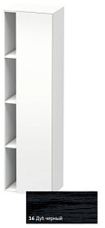 Шкаф-колонна DuraStyle 50х36х180 см, корпус-белый матовый, фронт-дуб чёрный, правый, подвесной монтаж, Duravit DS1249R1618 Duravit