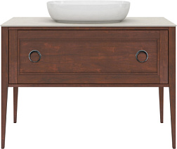 Модуль под раковину Plaza 120х46,6х81 см, цвет орех, Kerama Marazzi PL.CN.120.1+1\NUT.M Kerama Marazzi