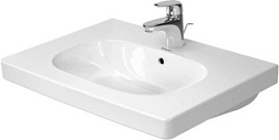 Подвесная раковина D-Code 65х48,5х17,5 см, 1 отв. под смес., санфарфор, Duravit 03426500002 Duravit