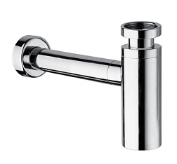 Сифон для раковины Hi-tech отвод 30 см, латунный, бутылочный, Margaroli 250LSCR Margaroli