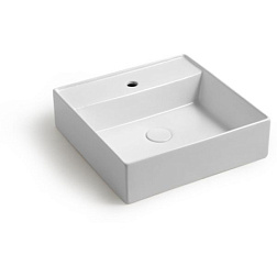 Подвесная раковина Like 46х46х13 см, санфарфор, с отв. под смеситель, White Ceramic W090701 White Ceramic