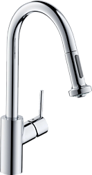 Смеситель для кухни с выдвижной лейкой Talis M52  2 режима, Hansgrohe 73863000 Hansgrohe