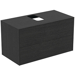 Модуль под раковину Conca 100х50,5х55 см, копченый дуб, система push-to-open, Ideal Standard T3942Y4 Ideal Standard