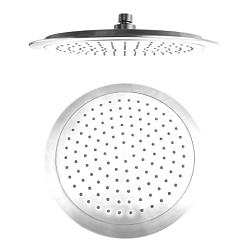 Лейка верхнего душа Hydrotherapy 30 см, round, никель, без держателя, Ramon Soler RP300NC Ramon Soler