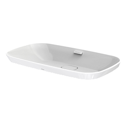 Накладная раковина Neorest 74,6х44,8х17,3 см, с керамической декоративной накладкой, с покрытием cefiontect, санфарфор, TOTO LW3717HY#XW TOTO