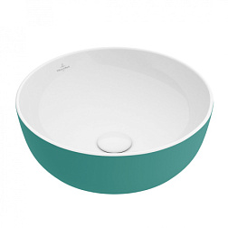 Накладная раковина Artis 43х43х13 см, cedar, TitanCeram, Villeroy&Boch 417943BCW5 Villeroy&Boch