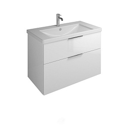 Модуль с раковиной Eqio 93 см, белый, подвесной монтаж, Burgbad SEYQ093F2009G0146C001*1 Burgbad