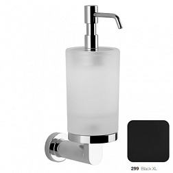 Настенный дозатор Emporio матовый, цвет черный, с держателем, Gessi 38815-299 Gessi