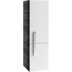 Шкаф-колонна Chrome 35х37х120 см, цвет strip onyx/ белый глянец, правый, подвесной монтаж, Ravak X000000545 Ravak