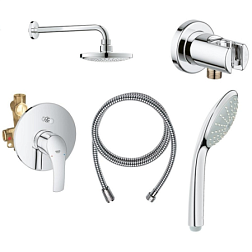 Готовый набор для душа (без излива) Euphoria Cosmopolitan 1 режим, 18 см, round, 2 функции, Grohe 124440 Grohe