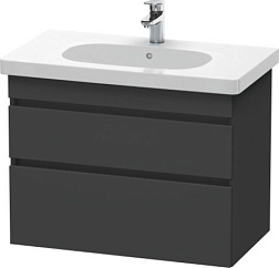 Модуль под раковину DuraStyle 80х45,3х61 см, графит матовый, Duravit DS648404949 Duravit