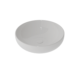 Накладная раковина Easy 45х45х13,5 см, круглая, санфарфор, GSG EALAVRO45000 GSG