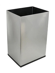 Корзина для мусора 65 л, без крышки, цвет стальной, Nofer 14075.65.SC.B Nofer
