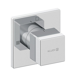 Встраиваемый переключатель для смесителя Decus без внутренней части, на 2 положения, хром, Kludi 548470575 Kludi
