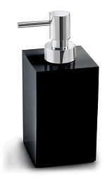 Дозатор Sofia с пластиковой помпой, матовый, цвет черный, Gedy SF80(14) Gedy