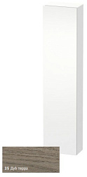 Шкаф-колонна DuraStyle 40х24х180 см, корпус-белый матовый, фронт-дуб терра, правый, подвесной монтаж, Duravit DS1228R3518 Duravit