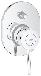 Встраиваемый в стену смеситель без излива BauClassic 2 функции, Grohe 29047000 Grohe