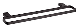 Горизонтальный полотенцедержатель Nero 50 см, цвет черный, Bemeta 135004080 Bemeta