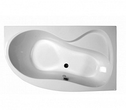 Акриловая ванна Rosa 95 160х95 см, правая, белая, асимметричная, Ravak C581000000 Ravak