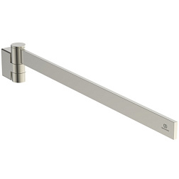 Рожковый полотенцедержатель Conca 45 см, квадратный дизайн, одинарный, цвет стальной, поворотный, Ideal Standard T5393GN Ideal Standard