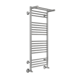 Водяной полотенцесушитель Аврора 40х100 см, нижнее подключение, с полкой, Terminus 4670078529435 Terminus