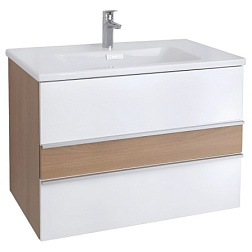 Модуль под раковину Lucien 79,8х46,1х58,4 см, белый лак/дуб корбридж, Jacob Delafon EB2057-E76-J5 Jacob Delafon