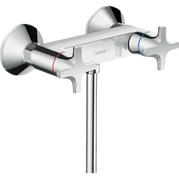 Настенный смеситель без излива Logis Classic 1 функция, без лейки, Hansgrohe 71260000 Hansgrohe