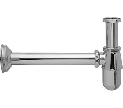 Сифон для раковины Zamak, латунный, бутылочный, Remer 970114 Remer