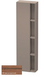 Шкаф-колонна DuraStyle 50х24х180 см, корпус-базальт матовый, фронт-орех натуральный, левый, подвесной монтаж, Duravit DS1248L7943 Duravit