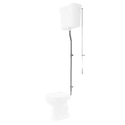 Арматура для бачка унитаза Canova Royal для высокого бачка, с трубой, хром, Catalano 5KCACV00 Catalano