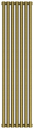 Отопительный дизайн-радиатор Эстет 31,5х120 см, двухрядный глухой, состаренная латунь, Сунержа 051-0302-1207 Сунержа