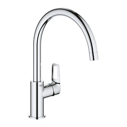 Смеситель для кухни BauLoop ручка квадратная, поворотный излив, Grohe 31232001 Grohe