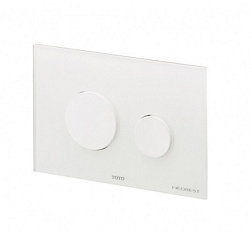 Клавиша смыва Neorest стекло, механическая, белая, TOTO E00003T/9240699 TOTO