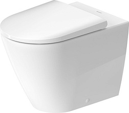 Приставной унитаз D-Neo 37х58 см, безободковый, без сиденья, Duravit 2003090000 Duravit