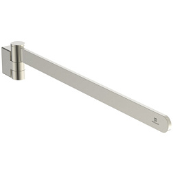 Рожковый полотенцедержатель Conca 45 см, округлый дизайн, одинарный, цвет стальной, поворотный, Ideal Standard T5394GN Ideal Standard