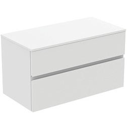 Модуль под раковину Finesse 100,2х50,5х55,8 см, со столешницей, белый матовый (лак), Ideal Standard E3435Y1 Ideal Standard