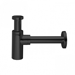 Сифон для раковины Sottolavabo матовый, бутылочный, латунный, Fima Carlo Frattini F406NS Fima Carlo Frattini