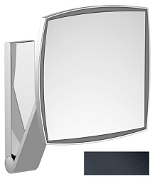 Настенное косметическое зеркало для ванной iLook_move square, управления выключателем в помещении, 1 цвет, цвет черный, с подсветкой, Keuco 17613139003 Keuco