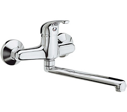 Настенный смеситель для кухни A parete поворотный излив, Remer F412 Remer
