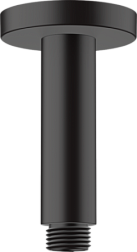 Потолочный кронштейн для верхнего душа Vernis Blend матовый, 10 см, чёрный цвет, Hansgrohe 27804670 Hansgrohe
