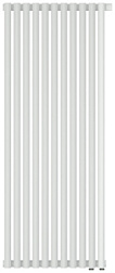 Отопительный дизайн-радиатор Эстет 49,5х120 см, 11 секций, двухрядный коаксиальный, нижнее подключение, белый, Сунержа 12-0322-1211 Сунержа