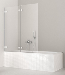 Шторка для ванны Arta PND I 130х150 см, левая, easy clean, гармошка, прозрачная, Radaway 210213-01L Radaway
