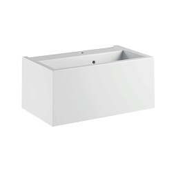 Подвесная раковина Kanaal 80х46,5х35 см, санфарфор, с отв. под смеситель, Kerasan 574101*1 Kerasan