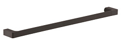 Горизонтальный полотенцедержатель Pirenei 80 см, нержавеющая сталь, матовый, цвет черный, Gedy PI21/80(14) Gedy