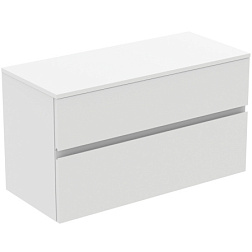 Модуль под раковину Finesse 100,2х44х55,8 см, со столешницей, белый матовый (лак), Ideal Standard E3424Y1 Ideal Standard