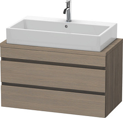 Модуль под раковину DuraStyle 90х47,8х51,2 см, без консоли, дуб терра, 2 ящика, Duravit DS530803535 Duravit