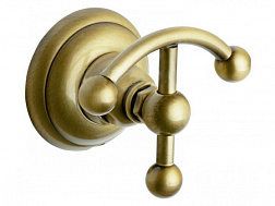 Крючок Classico двойной, бронза, Nicolazzi 1481BZ Nicolazzi