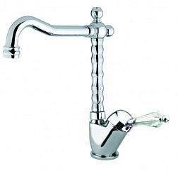 Смеситель для умывальника Imperiale Sky поворотный излив, с донным клапаном, Fiore 82CR2245 Fiore